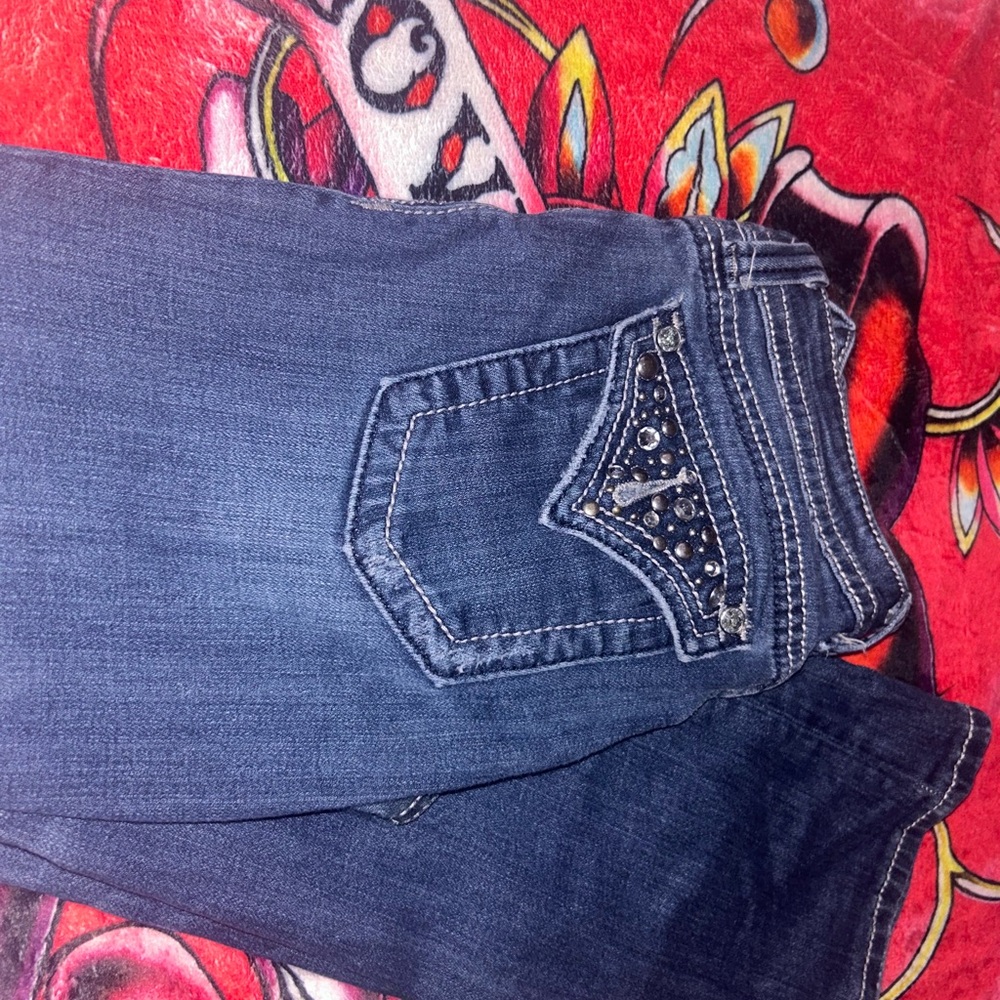 Miss Me Dark Blue Boot Cut Jeans